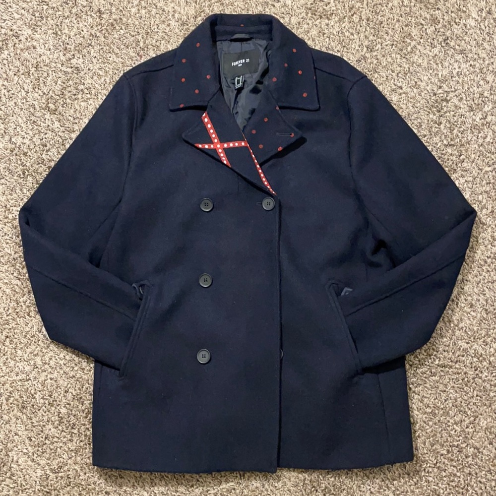 Pea coat by Forever 21 with customs paint job